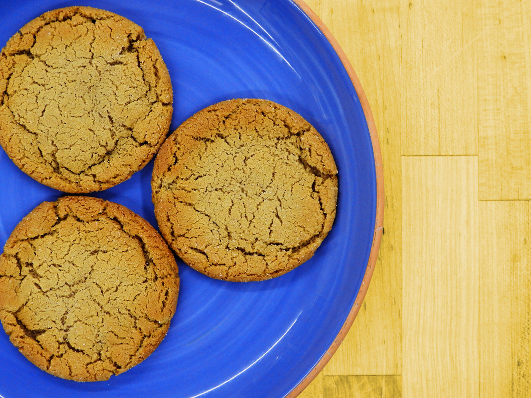 Buttercloud Molasses Gingersnap Cookies