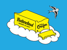 Load image into Gallery viewer, Buttercloud Oregon Butter Logo T-Shirt
